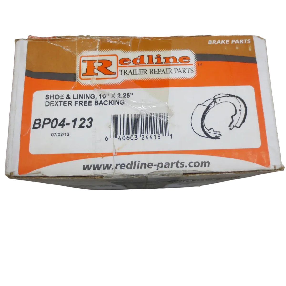 Shoe & Lining for 10" x 2.25" Free Back, 3.5K - BP04-123