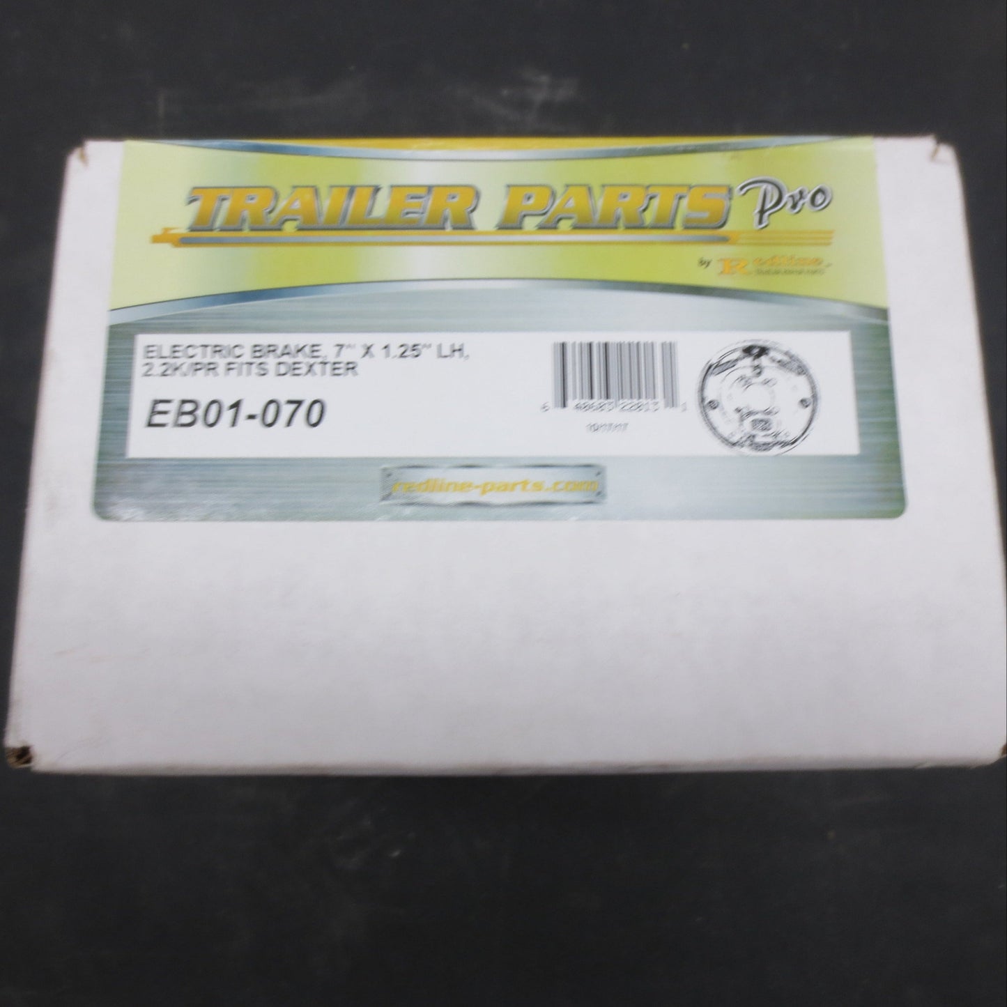 Brake for 7" x 1.25" Left Hand - EB01-070