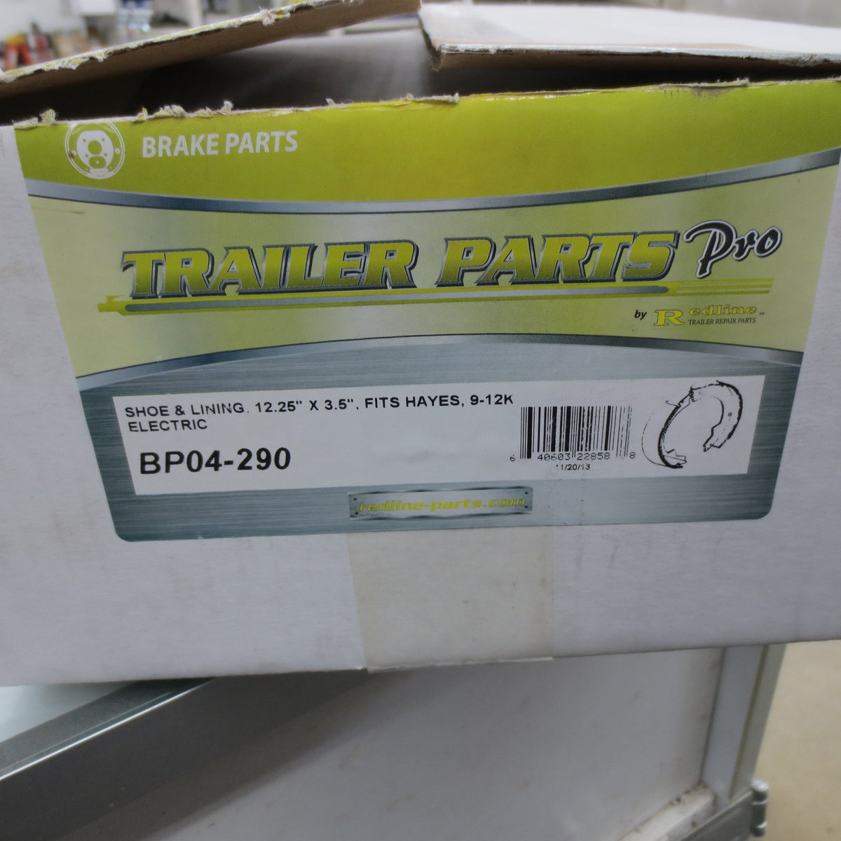 Shoe & Lining for 12.25" x  3.5" 9-12K - BP04-290