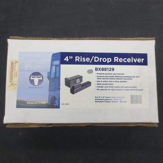 Blue Ox 4" Drop/Rise Receiver 5K - BX88129