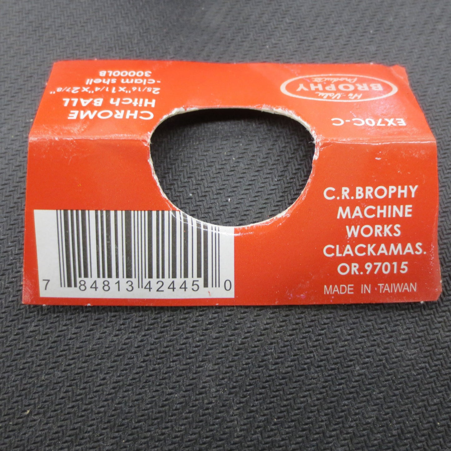 2 5/16" Ball, 30k Capacity Chrome - EX70C