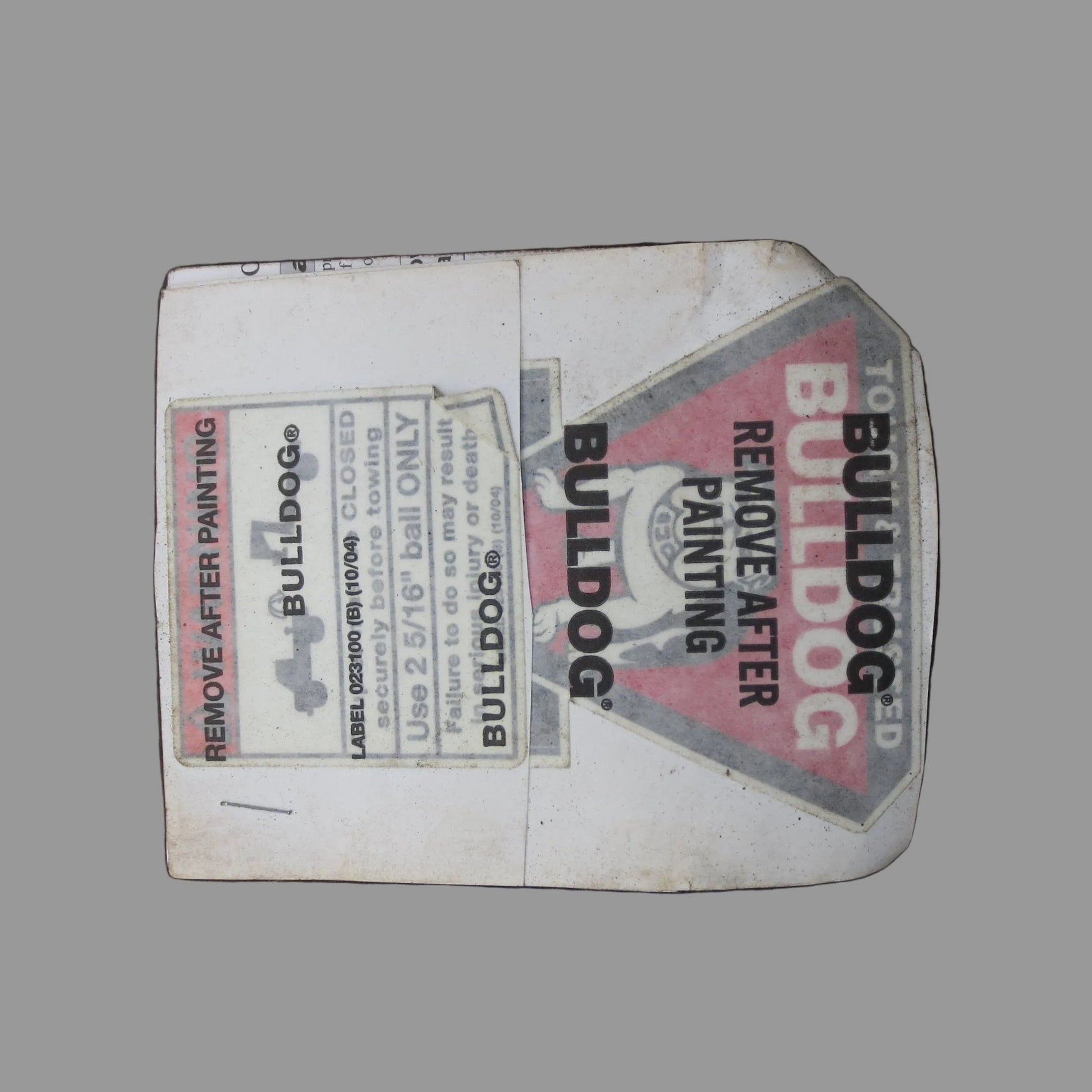Bulldog Coupler Head 20k, stickers and manual