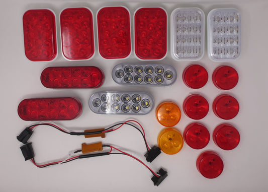 CM Bed Light & Grommet Kit, 8100820 (1), A-70GBD (4), 142-18K (9), A33GB (6)