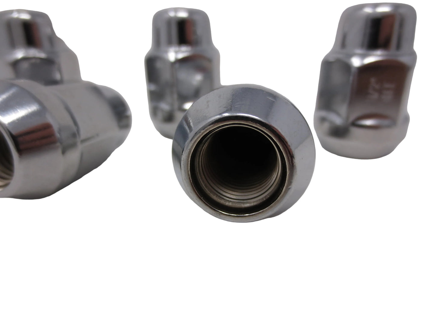 1/2" Threaded Bulge Style Lug Nut 12CLN - Quantity of 6 ***FREE SHIPPING ***