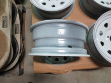 Load image into Gallery viewer, New Trailer Steel WHITE Small Spoke 15&quot; x 6 Wheel 5 LUG Rim 5 on 4.5&quot; Bolt Pattern