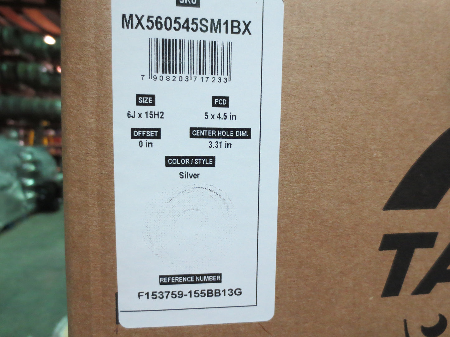 New Trailer Steel SILVER Mod 15" x 6 Wheel 5 LUG Rim 5 on 4.5" Bolt Pattern 2830#