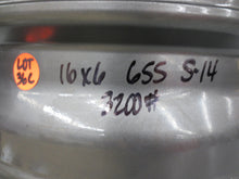 Load image into Gallery viewer, Hi-Spec Series 14 Aluminum 16x6&quot; Trailer Wheel Rim 6 Lug 3200# 6 spoke Lot 36C