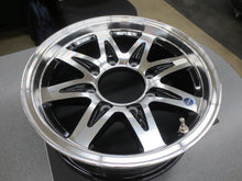 Load image into Gallery viewer, New in box Hispec Series 14 Aluminum 16&quot; Black Silver Trailer 8 Lug Wheel Lot 44