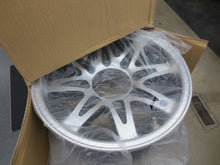 Load image into Gallery viewer, New in box Hispec Series 14 Aluminum 16&quot; Black Silver Trailer 8 Lug Wheel Lot 44