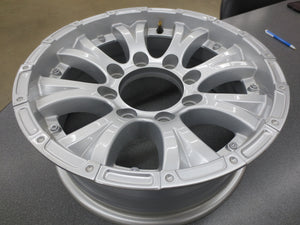 Taskmaster Viking Aluminum Spoke 16"  Silver Trailer 8 Lug Wheel 3750# Lot 56