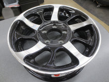 Load image into Gallery viewer, Damaged Hi-Spec S-08 Aluminum Rim 15&quot;x5&quot; Trailer Wheel 5 Lug 4.5 Blk Slv Lot 65B