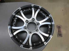 Load image into Gallery viewer, Taskmaster Viking Aluminum Spoke 16&quot; Black Silver Trailer 6 Lug Rim Dmg Lot 63F