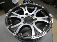 Load image into Gallery viewer, Taskmaster Viking Aluminum Spoke 16&quot; Black Silver Trailer 6 Lug Rim Dmg Lot 63F