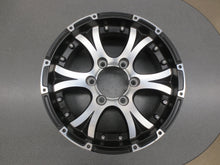 Load image into Gallery viewer, Viking Aluminum Rim Spoke 15x6&quot; Black Silver Trailer 6 Lug Wheel 2830# Lot 76A