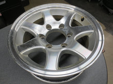 Load image into Gallery viewer, Used Sendel T02 Aluminum Rim Spoke 15x6 Silver Trailer 6 Lug Wheel 2830# Lot 77A