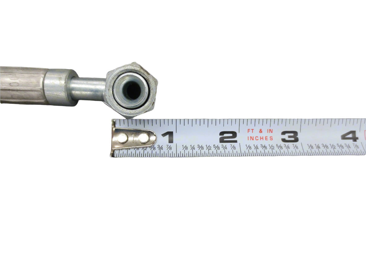 1/4" X 33" Hydraulic Hose with 90 degree fitting, Hiniker, 957-021-002
