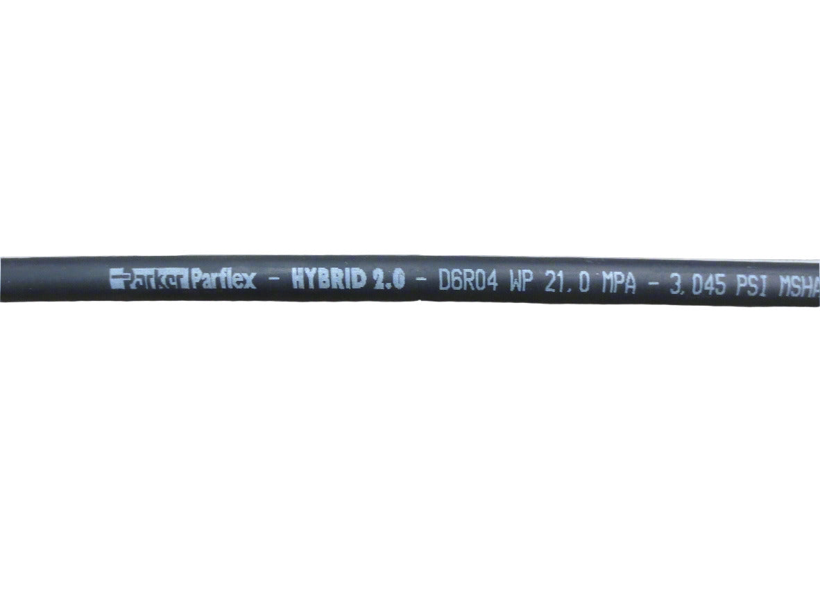 1/4" X 54" Hydraulic Hose with 90 degree fitting, Hiniker, 957-021-001