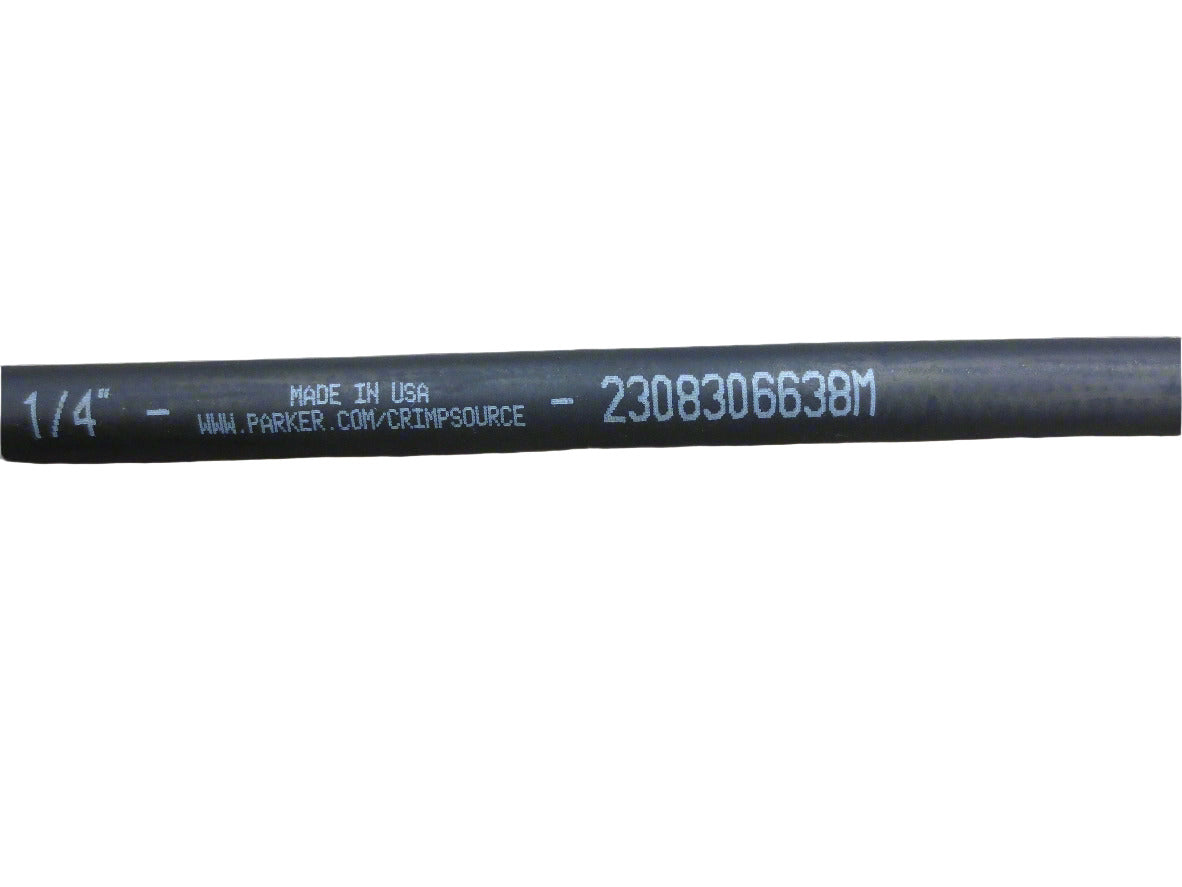 1/4" X 54" Hydraulic Hose with 90 degree fitting, Hiniker, 957-021-001