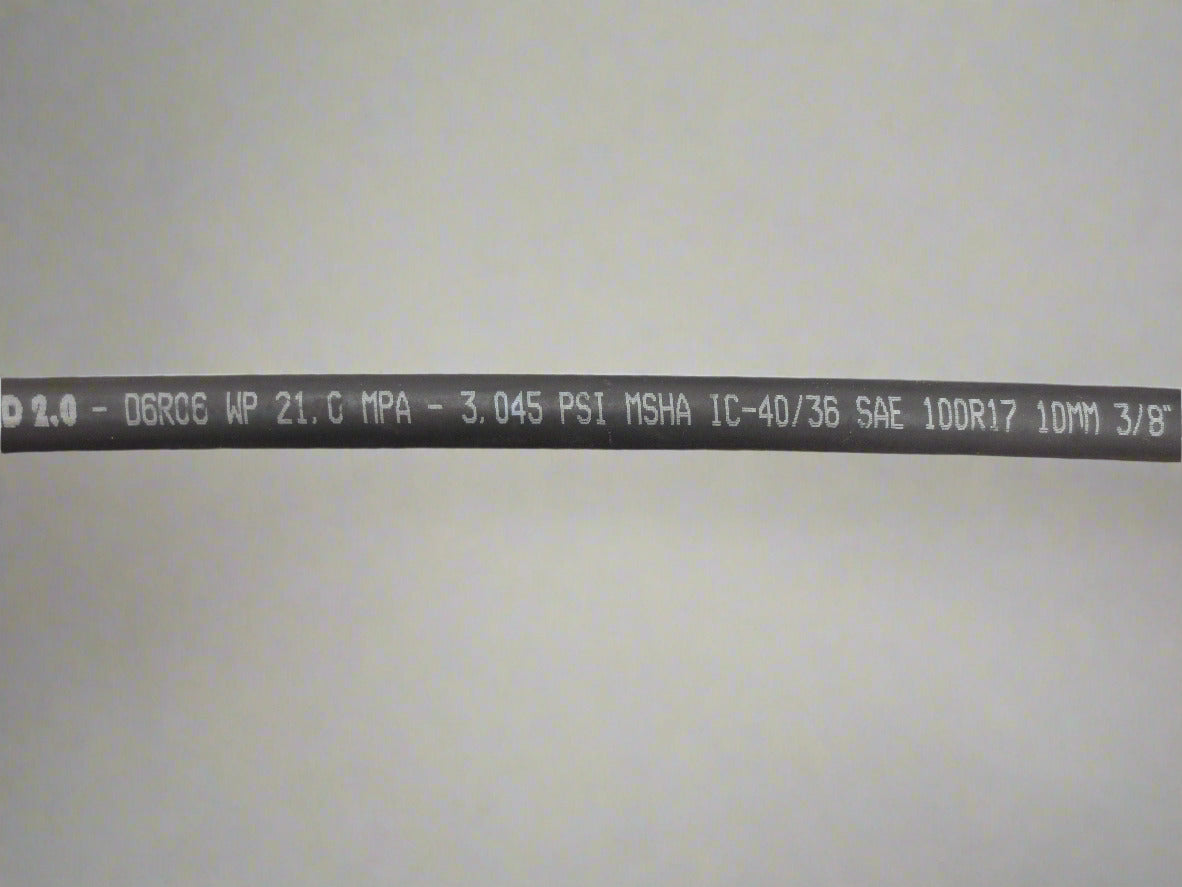 3/8" X 72" Hydraulic Hose, Hiniker, 957-001-017