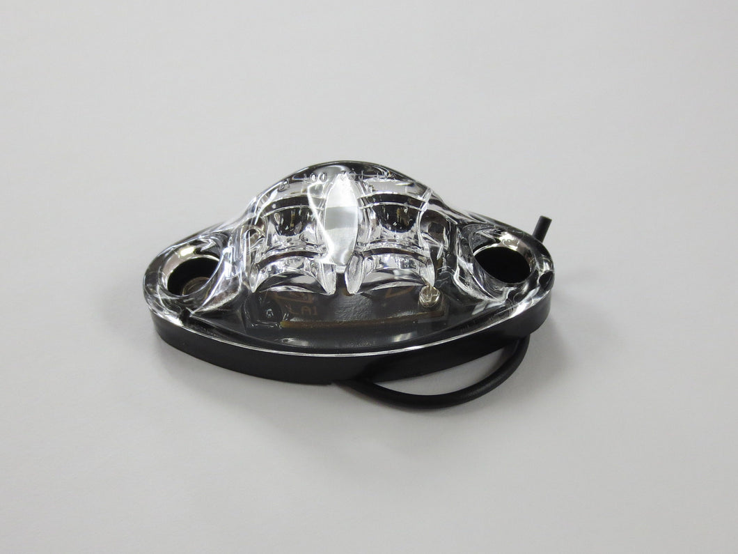 Amber Clearance / Marker Trailer Light with Clear Lens L04-0047AI