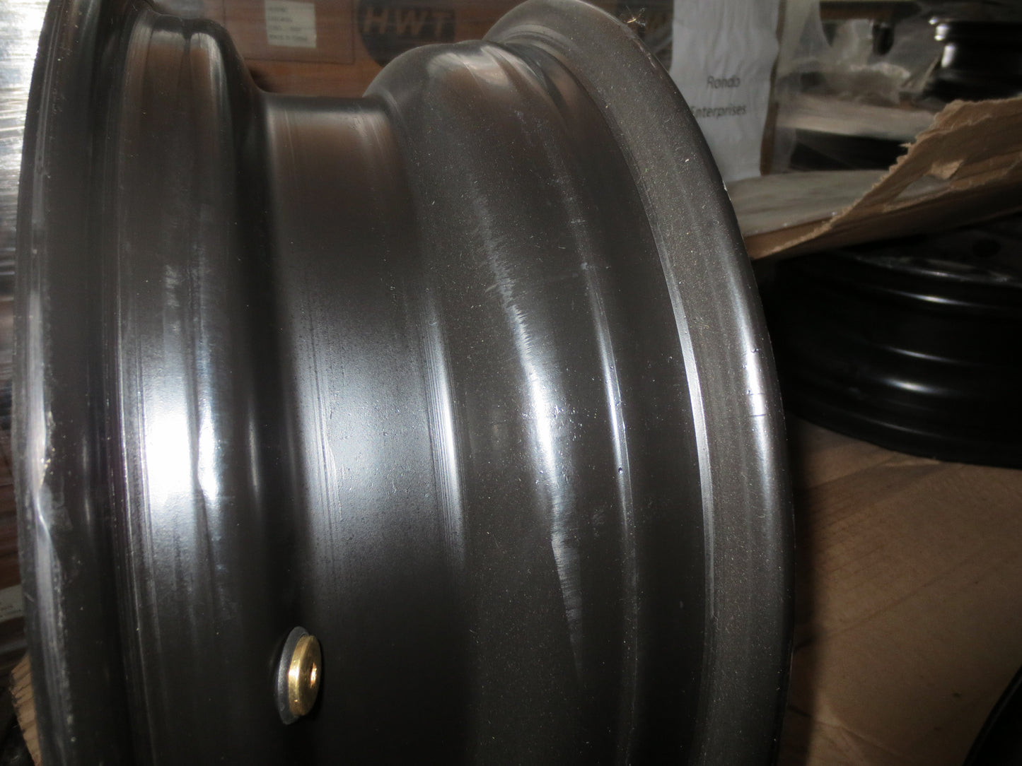 New Trailer Steel BLACK Mod 16" Wheel 8 LUG Rim on 6.5 KWC 4080#