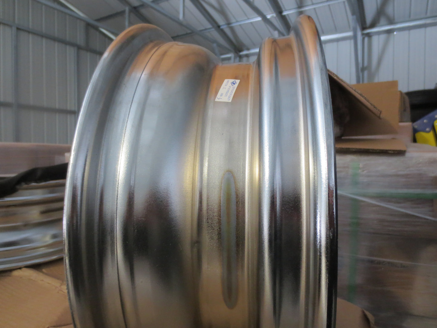 New Trailer Steel CHROME Steel 16" Wheel 6 LUG Rim on 5.5 3140#