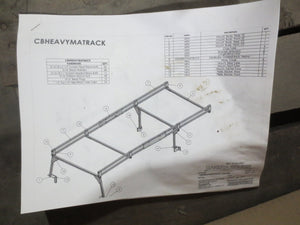 Clearance! 98" Utility body Ladder Rack for Dakota & CM Service Body, Light Duty - 7180712