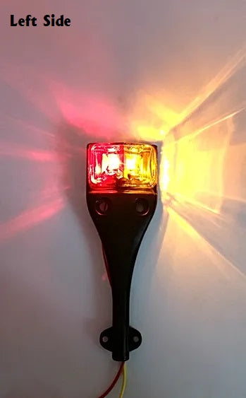 Amber & Red Left Fender Trailer Light - L04-0040L or L04-0040R
