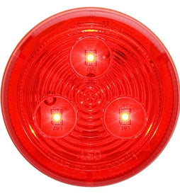 Red Round Trailer Light 2-1/2