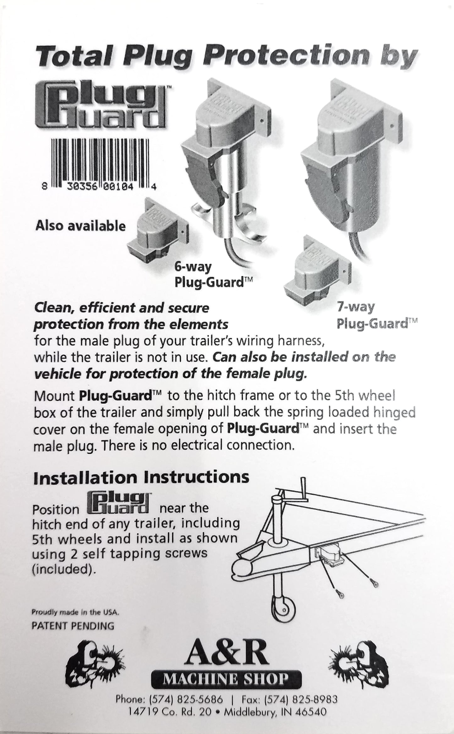 Plug Guard for 4-flat/5-flat Way Plug, P-324 *** FREE SHIPPING ***