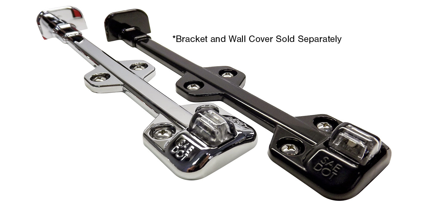 Light Wire Guide, 6.5" Bezel Only, Chrome Finish S90-OCHO-1