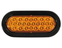 Load image into Gallery viewer, Amber 6&quot; Oval Recessed Strobe Trailer Light, SL65AO