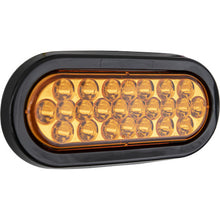 Load image into Gallery viewer, Amber Strobe LED Light, 6.5&quot; Oval SL66AO