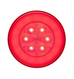 Red Stop / Turn / Tail 4" Round Light - STL-101RB