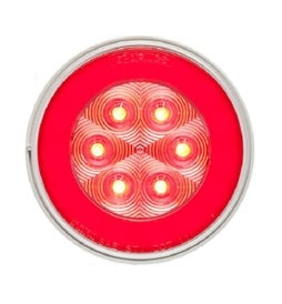 4" Clear Lens Round Stop / Turn / Tail Light, STL-101RCB
