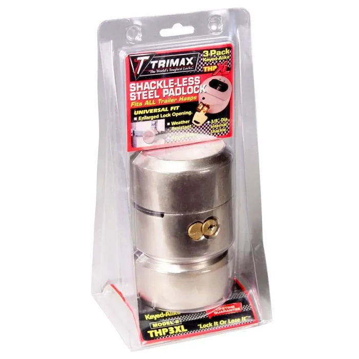 Shackle-less Hockey Puck Padlock THP3XL