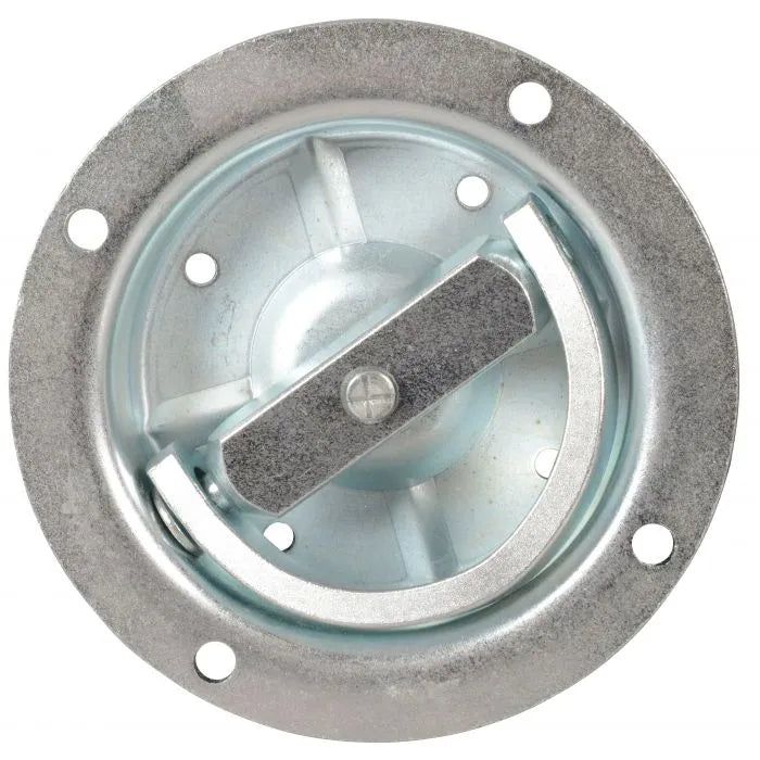 6 1/2" D-Ring Recessed Bolt-On Swivel Ring RDR901