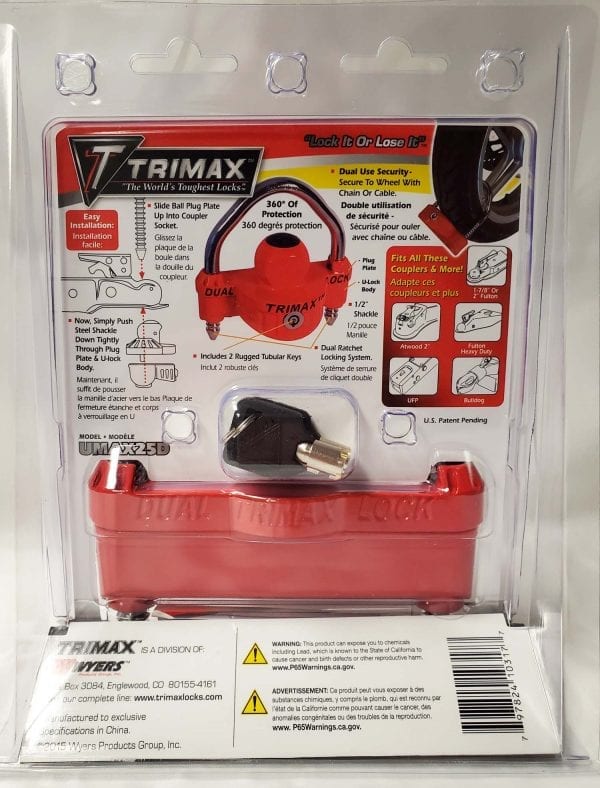 Universal Coupler Lock, UMAX25