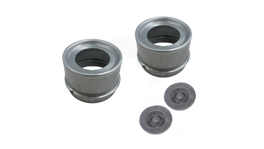 2 Grease Caps and 2 Center Plugs for 8 Lug Hubs -  21-43-1, 85-1