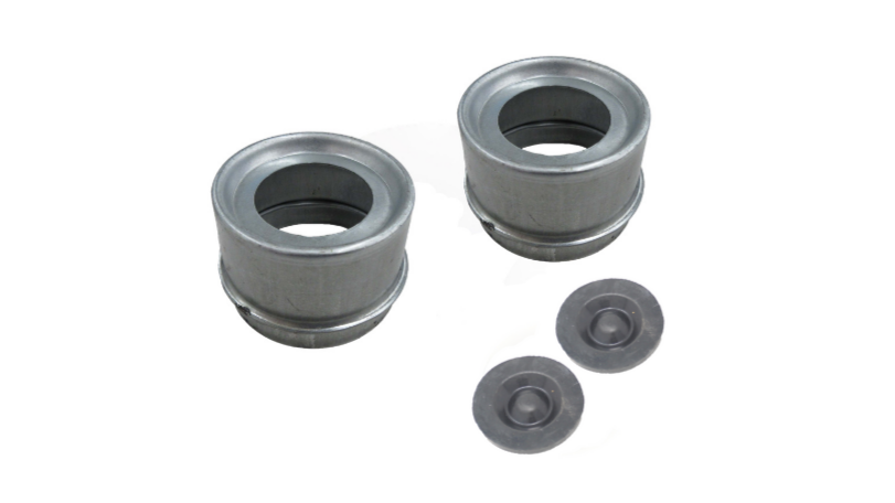 2 Grease Caps and 2 Center Plugs for EZ Lube 3,500 lb. Axles -  21-41-1, 85-1