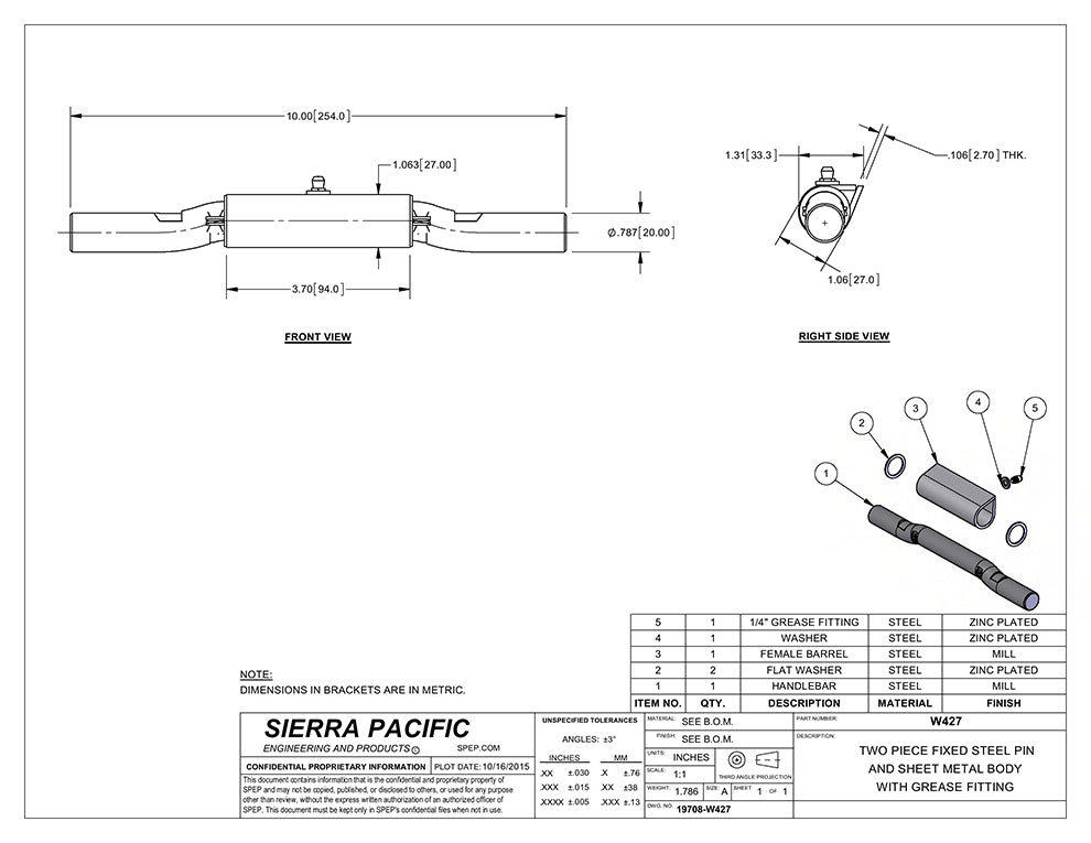 Weld-On Ramp Door Hinge - Atlas-03