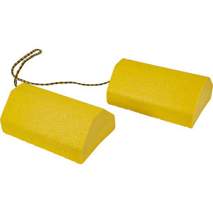 Yellow Wheel Chock Set with 32 3/4" Rope WC9642Y