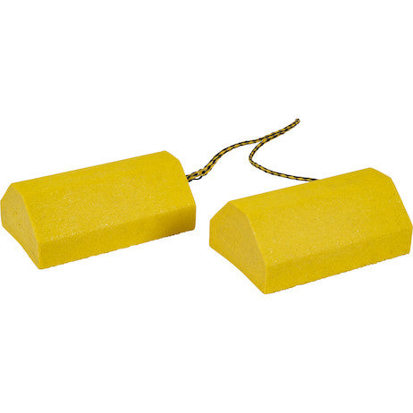 Yellow Wheel Chock Set with 32 3/4" Rope WC9642Y