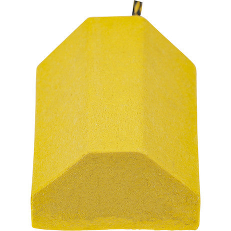 Yellow Wheel Chock Set with 32 3/4" Rope WC9642Y