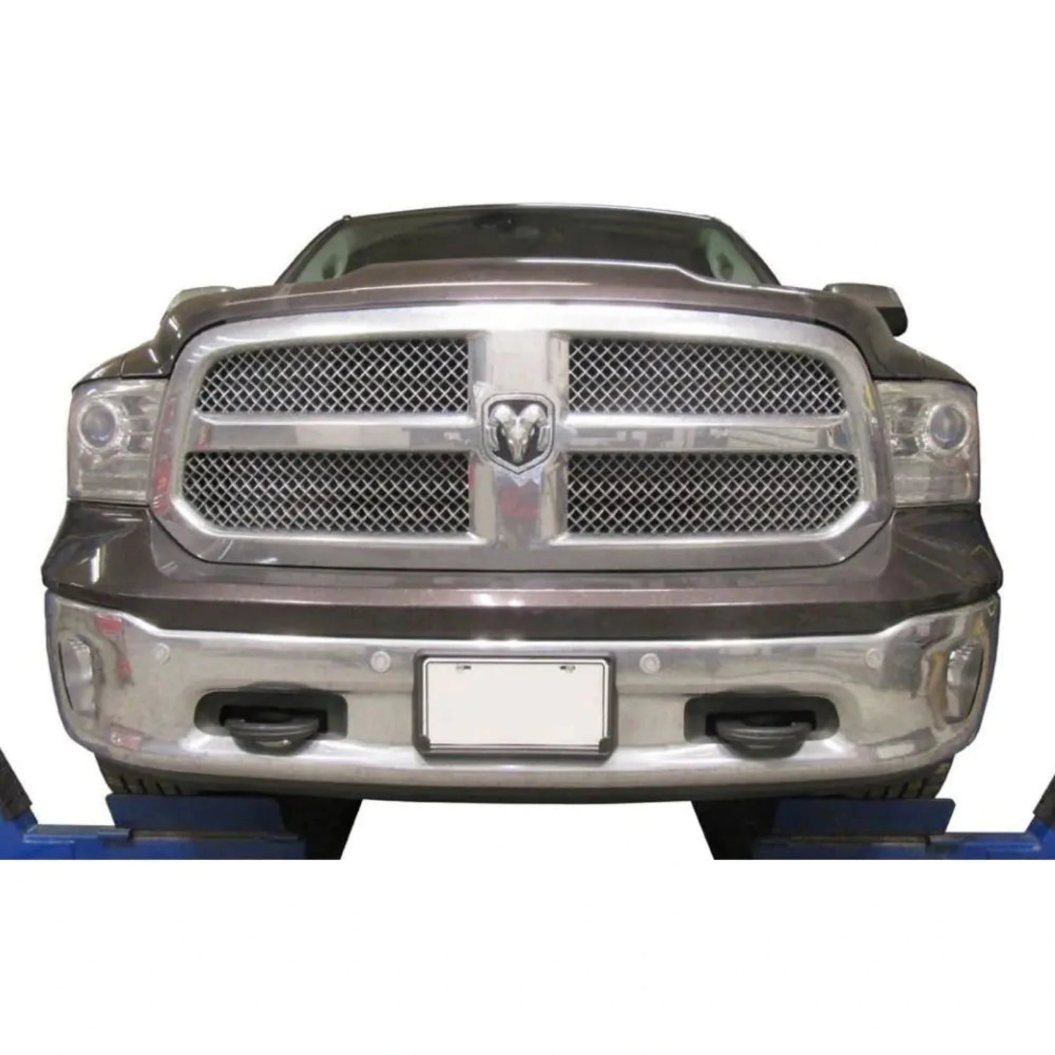 RAM truck with Blue Ox Base Plate installed