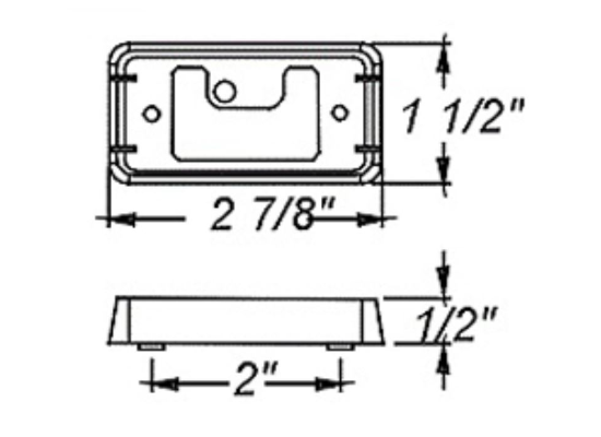 Trailer Light Base - A-91BB