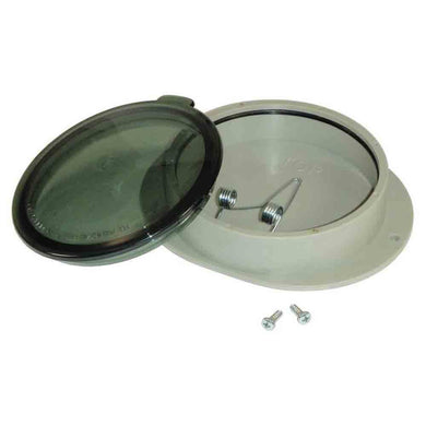 Round Plastic Document Holder, Snap-On Lid DH-9445