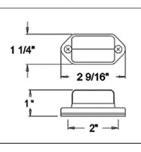 Load image into Gallery viewer, Trailer License Plate Light, Flush Mount LP-31CB