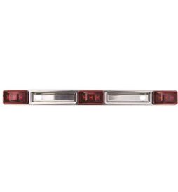 Stainless Steel Light ID Bar - Red LED - MCL-97RB