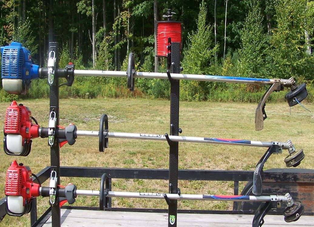 Pack'em 3 Place Open Trimmer Rack - PK-6